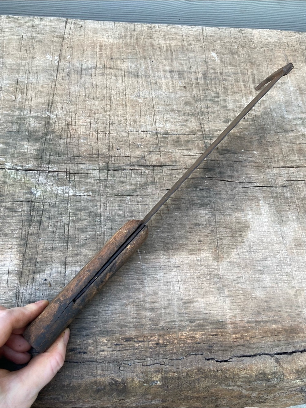 Damaged! Vintage Farm Knife 16” Long - Picture 10 of 11